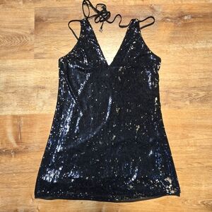 Free People Intimately Extra Small Black Lace Night Dress